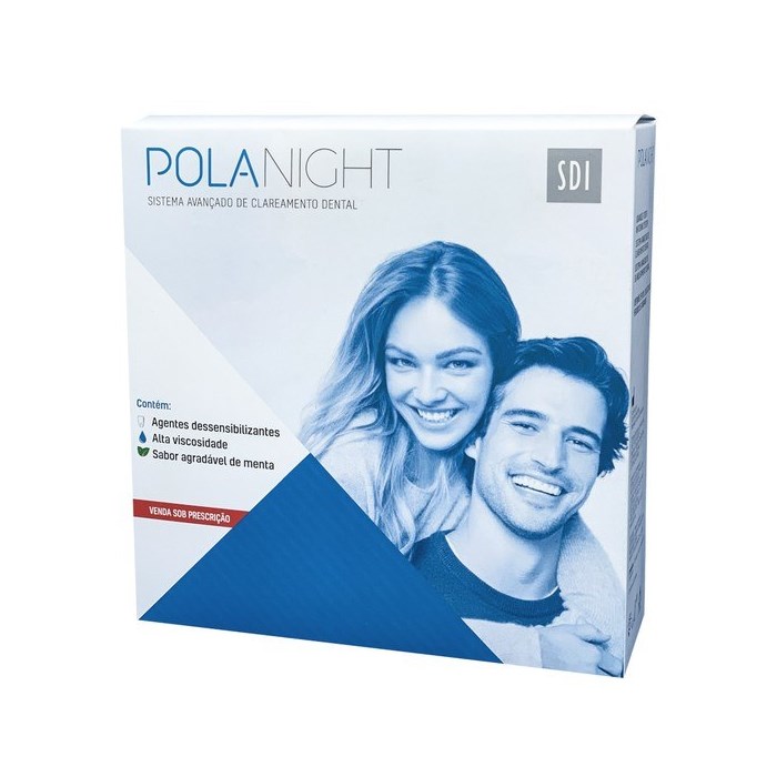 Clareador Pola Night Kit 5 com Seringas - SDI