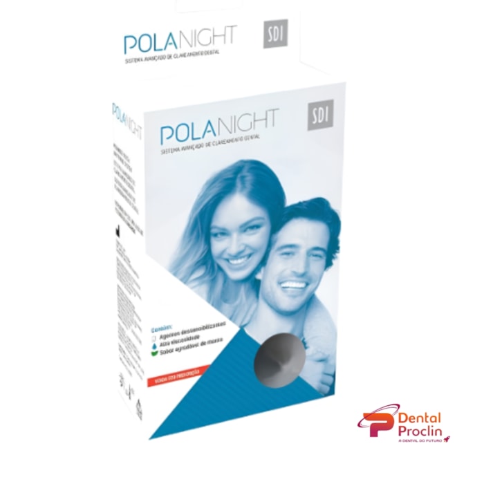 Clareador Pola Night Kit com 5 Seringas - SDI Validade: 09/25