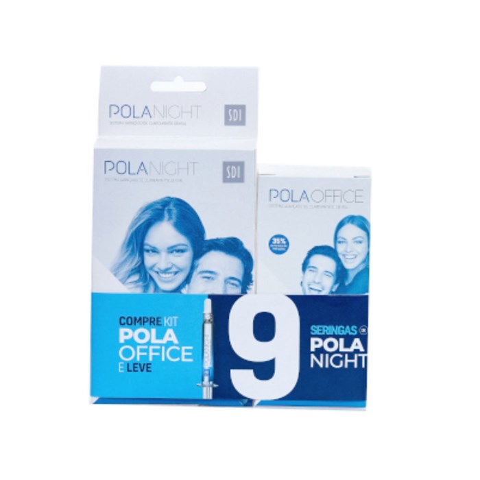 Clareador Pola Office + Pola Night 10% Kit - SDI