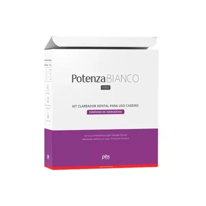 Clareador Potenza Bianco H2O2 Kit com 5 Seringas - PHS Validade: 05/27