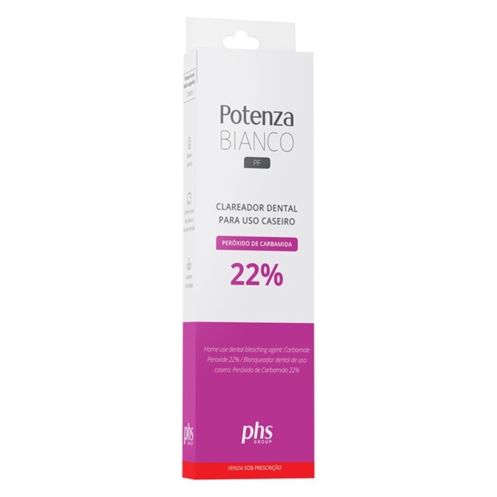 Clareador Potenza Bianco Peróxido de Carbamida com 1 Seringa - PHS
