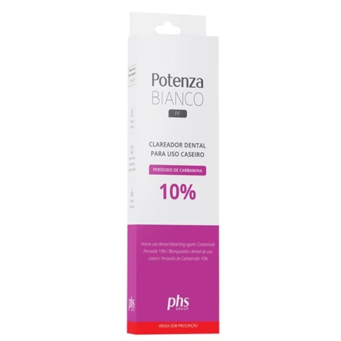 Clareador Potenza Bianco Peróxido de Carbamida com 1 Seringa - PHS