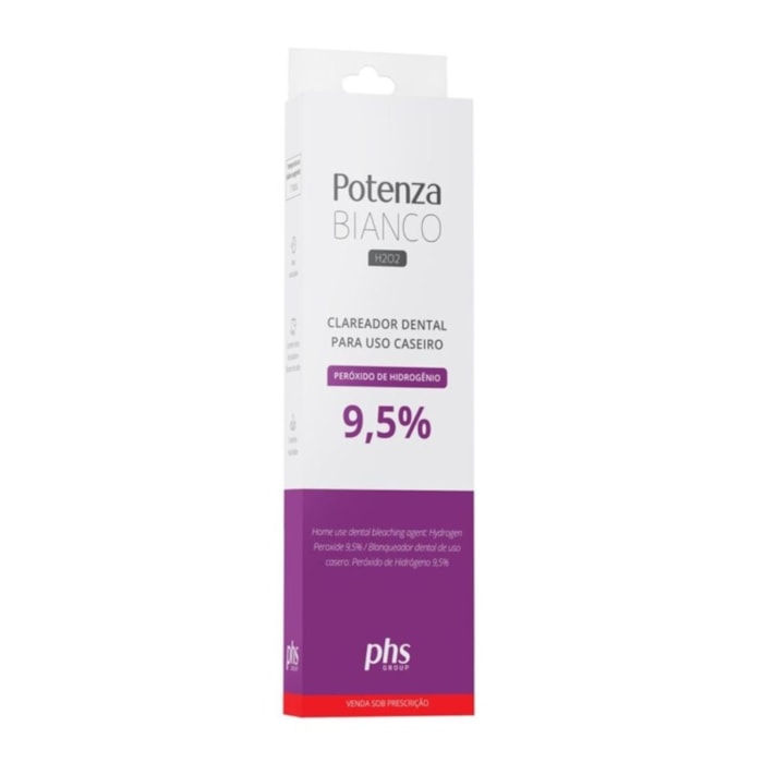 Clareador Potenza Bianco Peróxido de Hidrogênio com 1 Seringa - PHS validade: 07/25
