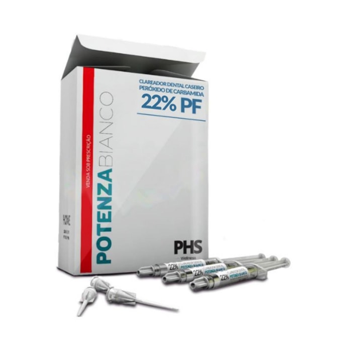 Clareador Potenza Bianco PF Kit com 3 Seringas - PHS