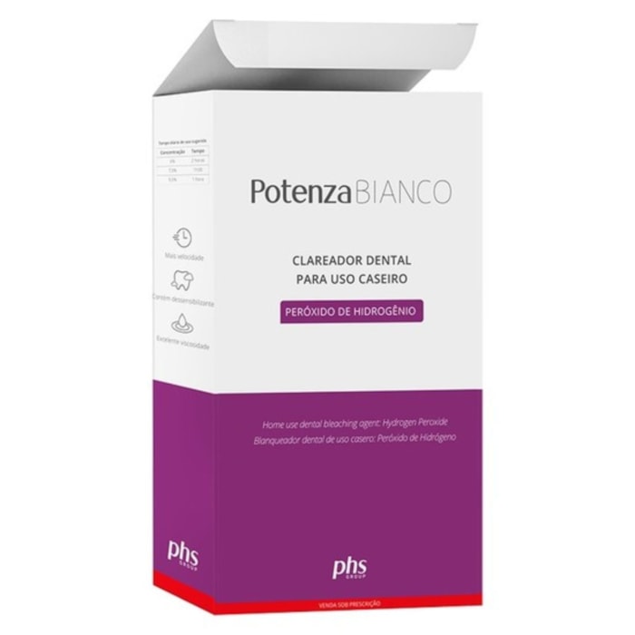 Clareador Potenza Bianco PH Kit com 6 Seringas - PHS