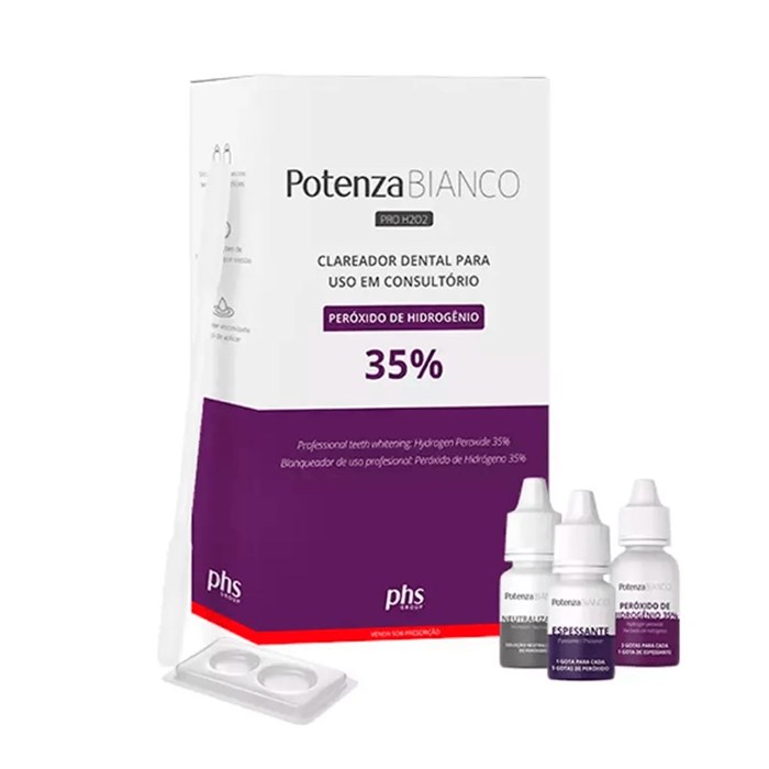 Clareador Potenza Bianco Pro H2O2 35% Kit - PHS
