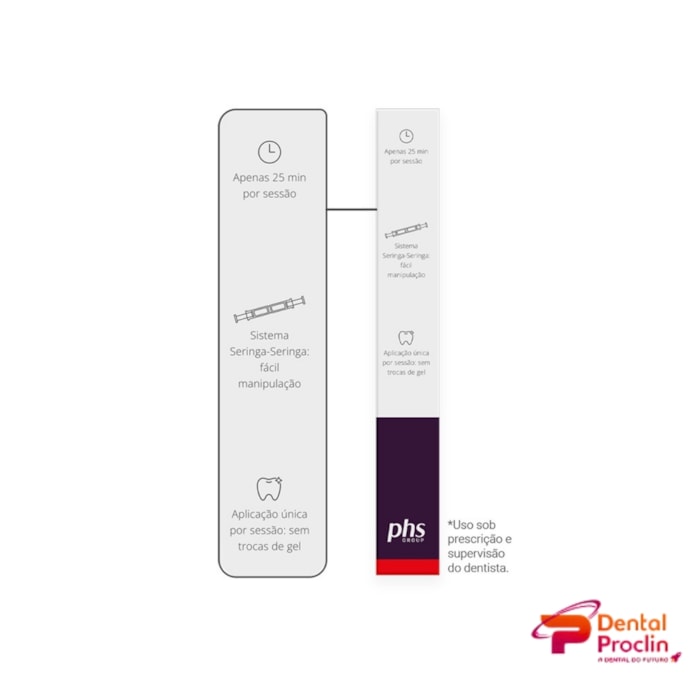 Clareador Potenza Bianco Pro SS H2O2 38% 1 Aplicação - PHS
