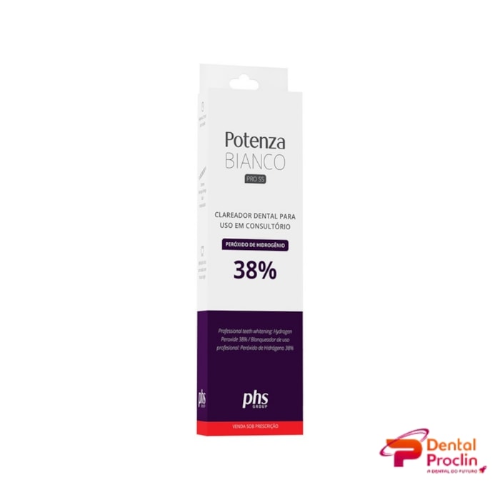 Clareador Potenza Bianco Pro SS H2O2 38% 1 Aplicação - PHS