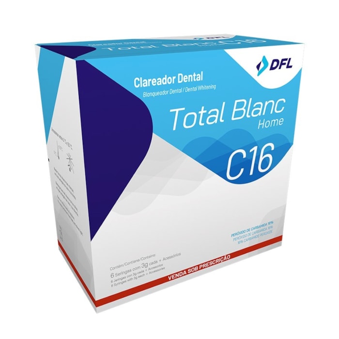 Clareador Total Blanc Home C16 Kit - DFL