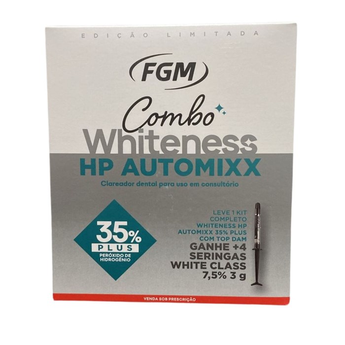 Clareador Whiteness HP Automixx + Clareador Whiteness Class 7,5% Kit - FGM