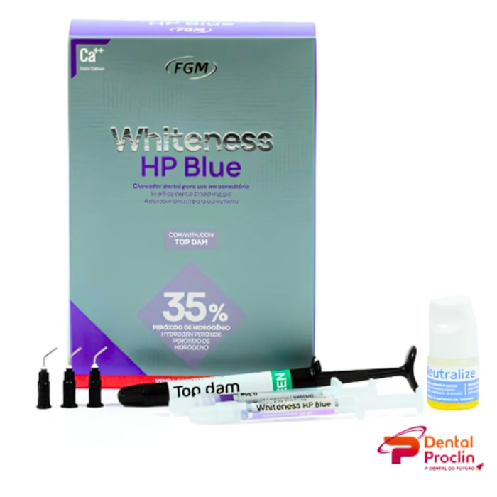 Clareador Whiteness HP Blue 35% Kit - FGM