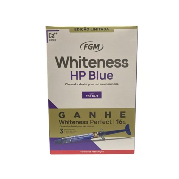 Clareador Whiteness HP Blue + Clareador Whiteness Perfect - FGM Validade: 07/24