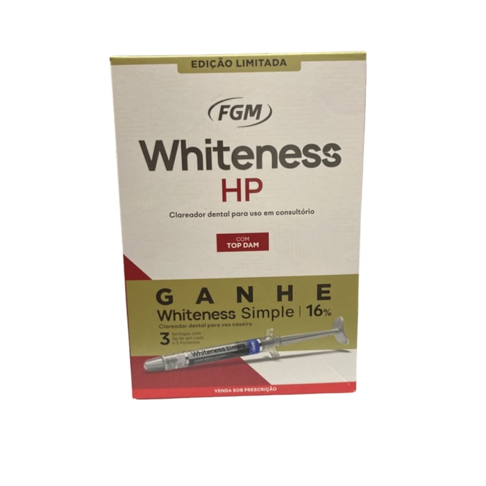 Clareador Whiteness HP e Ganhe Clareador Whiteness Simple - FGM
