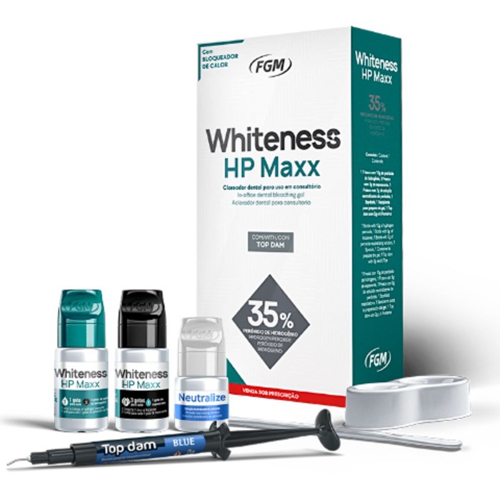 Clareador Whiteness HP Maxx 35% Kit - FGM