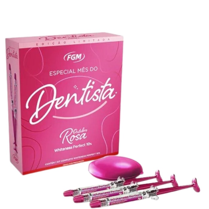 Clareador Whiteness Perfect Combo Outubro Rosa - FGM