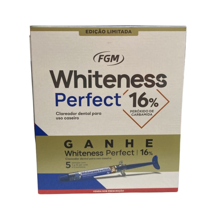 Clareador Whiteness Perfect [Ganhe + 5 Seringas] 16% - FGM
