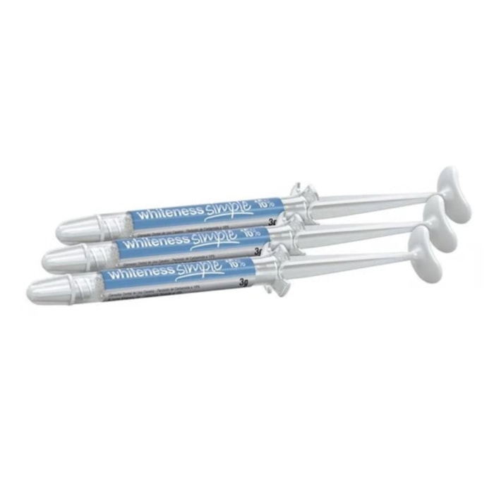 Clareador Whiteness Simple Kit com 3 Seringas - FGM Validade: 07/25
