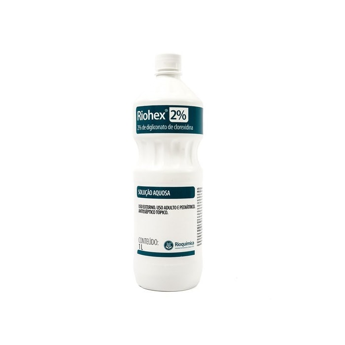 Clorexidina Solução Aquosa 2% Riohex 1L - Rioquímica