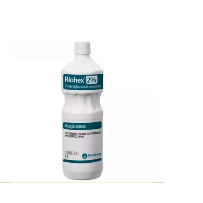Clorexidina Solução Aquosa 2% Riohex 1L - Rioquímica VENCIDO NÃO VENDER!!!!!