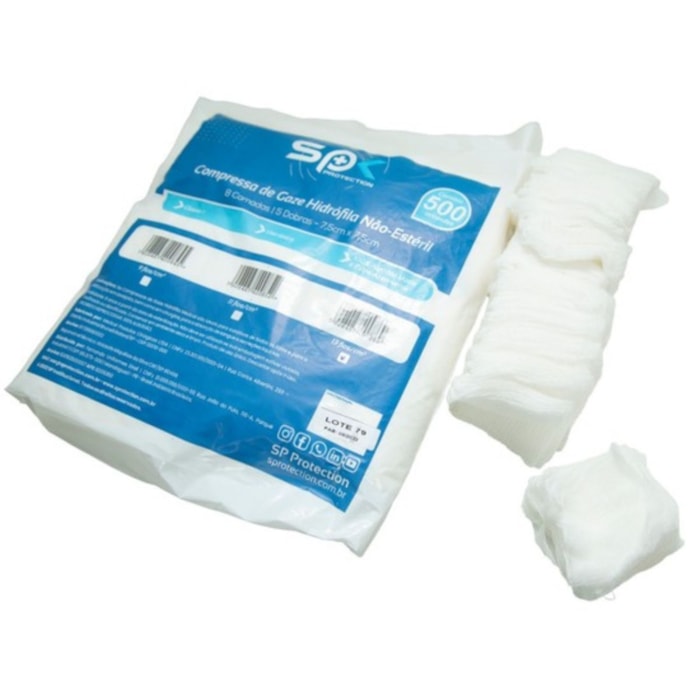 Compressa de Gaze 13 Fios Soft - SP Protection