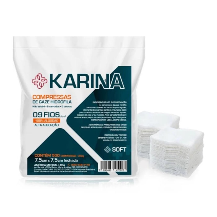 Compressa de Gaze 9 Fios - Karina