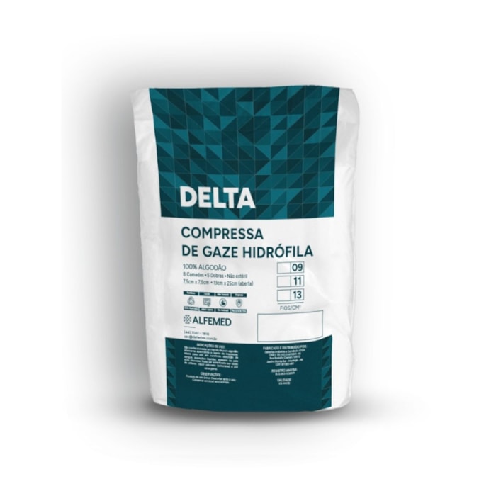 Compressa de Gaze Delta 11 Fios - QualyBless