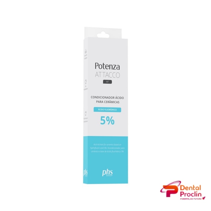 Condicionador Ácido Fluorídrico Porcelana Potenza Attacco HF - PHS