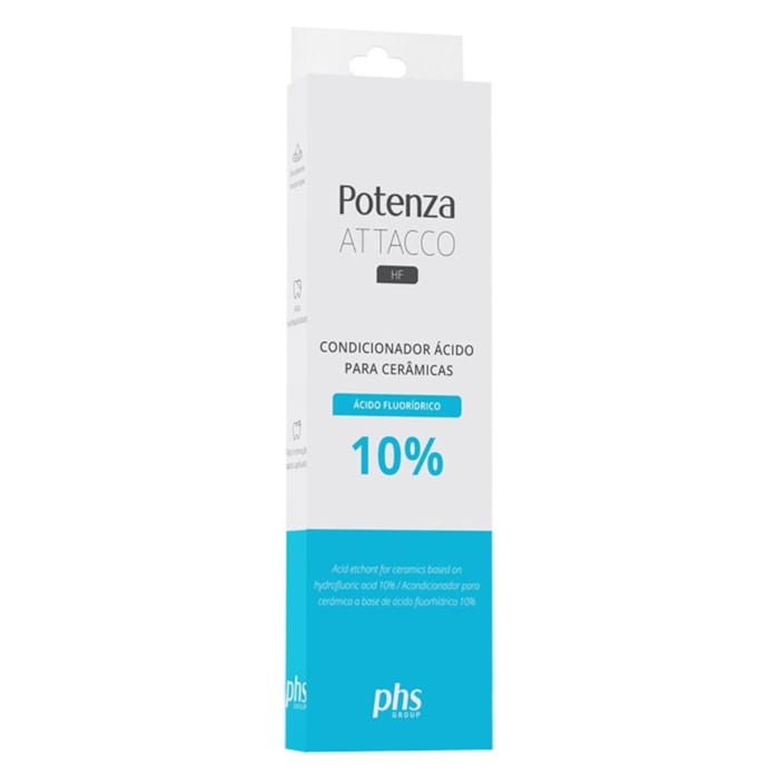 Condicionador Ácido Fluorídrico Porcelana Potenza Attacco HF - PHS