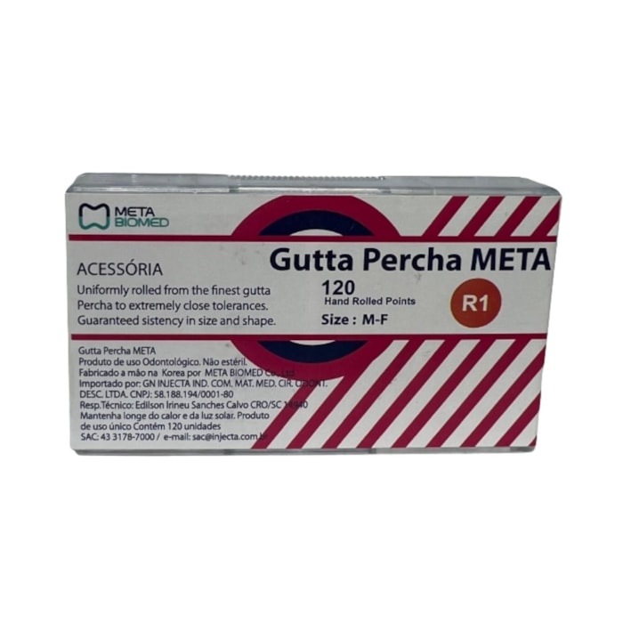 Cone de Guta Percha Acessória - Meta
