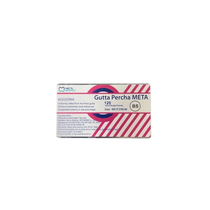 Cone de Guta Percha Acessoria Bs - Injecta Val: 6/23