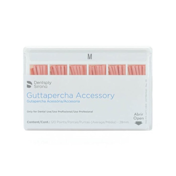 Cone de Guta Percha Acessória - Dentsply