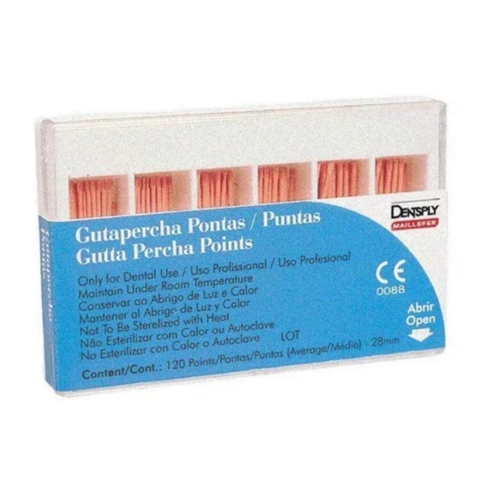 Cone de Guta Percha Calibrada Dentsply Dental Proclin