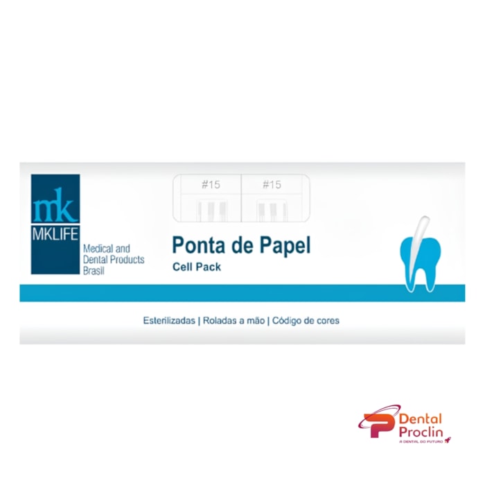 Cone de Papel Absorvente Cell Pack - MK Life