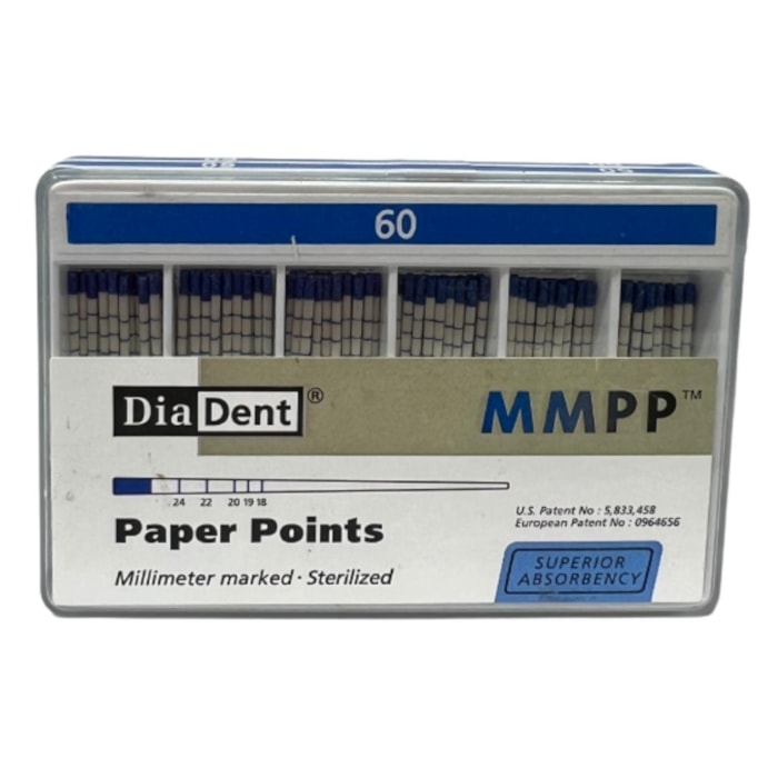 Cone de Papel Absorvente MMPP - Diadent