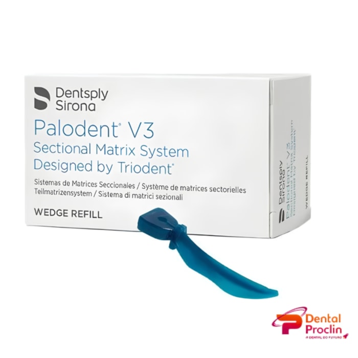 Cunha Anatomica Media Refil Palodent V3 com 100 un - Dentsply