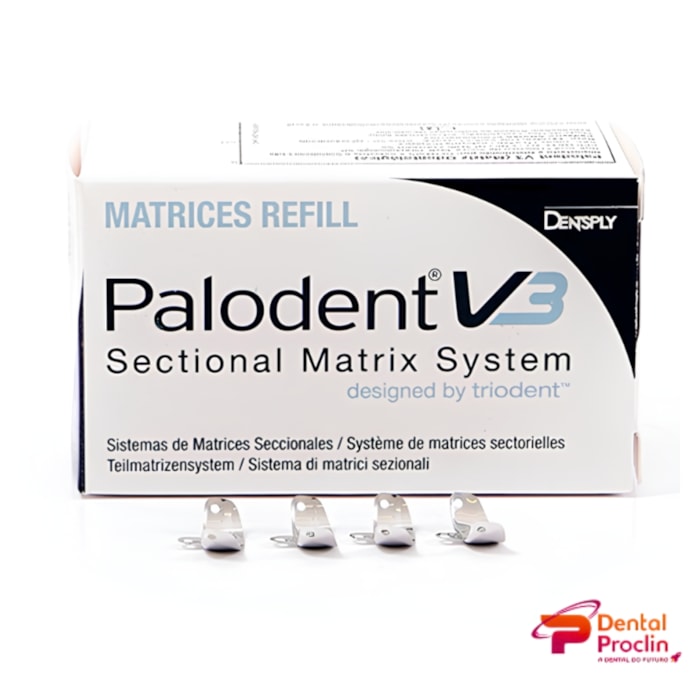 Cunha Anatomica Media Refil Palodent V3 com 100 un - Dentsply