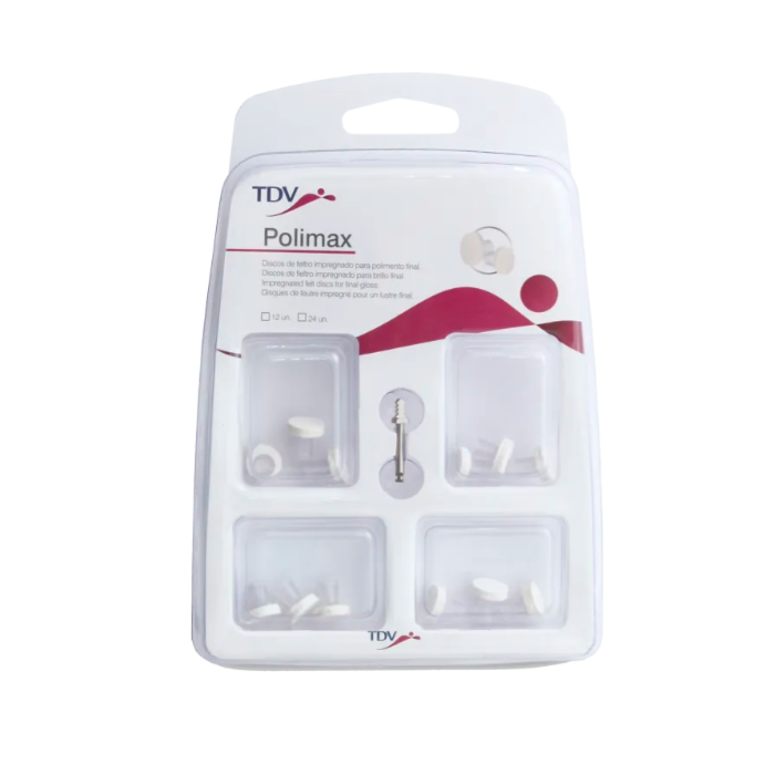 Disco de Feltro Polimax com 12 unidades + Mandril Versaplus - TDV