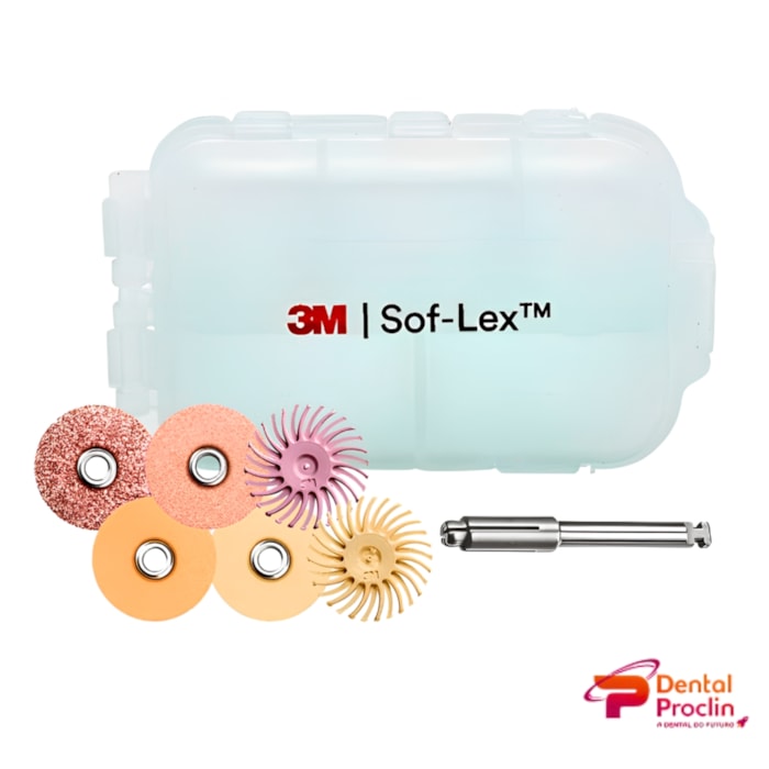 Disco de Lixa Para Polimento 3M™ Sof-Lex™ Kit + Organizador - Solventum