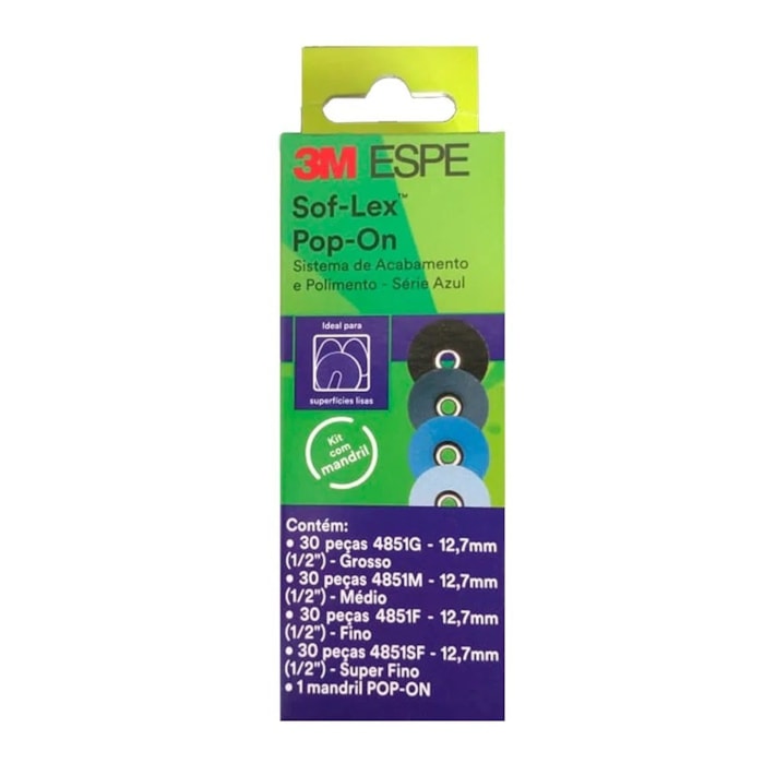 Discos Abrasivos 3M™ Sof-Lex™ Pop-On Kit - Solventum