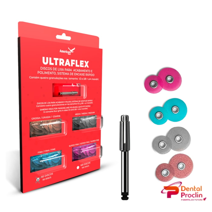 Discos de Lixa Ultraflex Kit - American Burrs