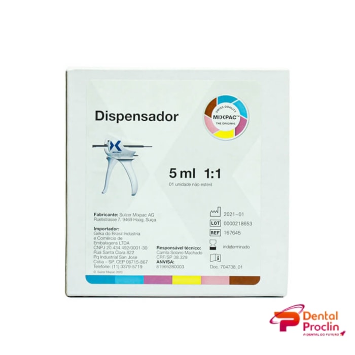 Dispensador MixPac 5ml - MixPac