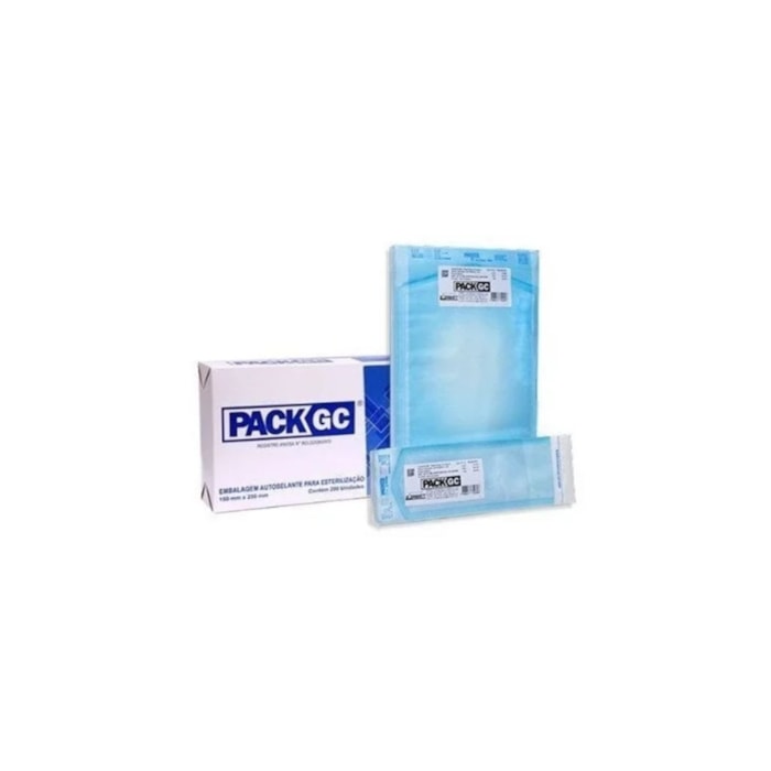Envelope Auto Selante para Esterilização  Pack Gc Tam 200x330mm - Zermatt  Validade: 04/24