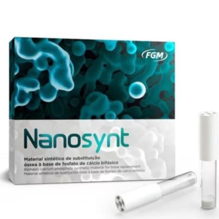 Enxerto Ósseo Sintético Nanosynt com 2 ampolas - FGM  Validade: 03/25