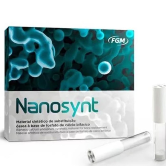 Enxerto Ósseo Sintético Nanosynt com 2 ampolas - FGM Validade: 10/24
