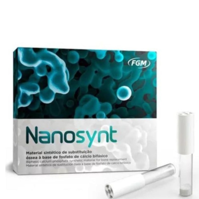 Enxerto Ósseo Sintético Nanosynt com 4 Ampolas - FGM Validade: 03/25