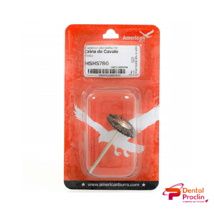 Escova de Crina de Cavalo para Polimento PM - American Burrs