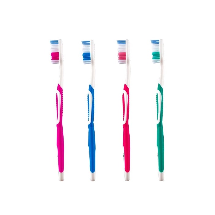 Escova de Dente Complete Clear Up com 3 Unidades (Cores Sortidas) - Multi Saúde