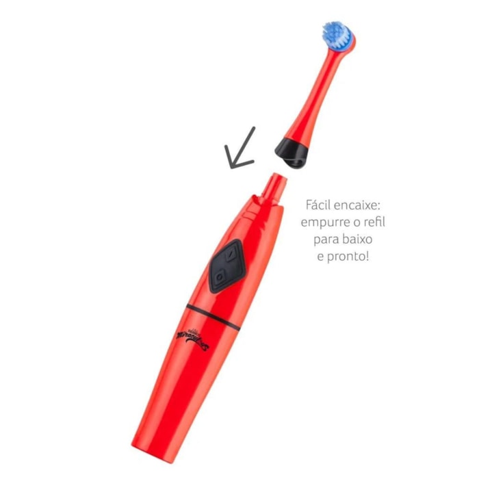 Escova Dental Rotacional Infantil Lady Bug - Miraculous