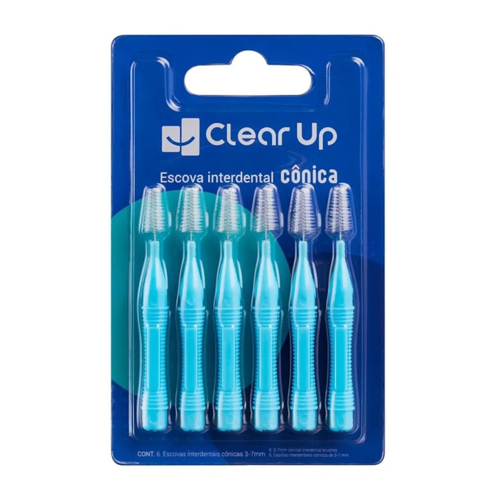 Escova Interdental Kit com 6 Unidades - Multilaser
