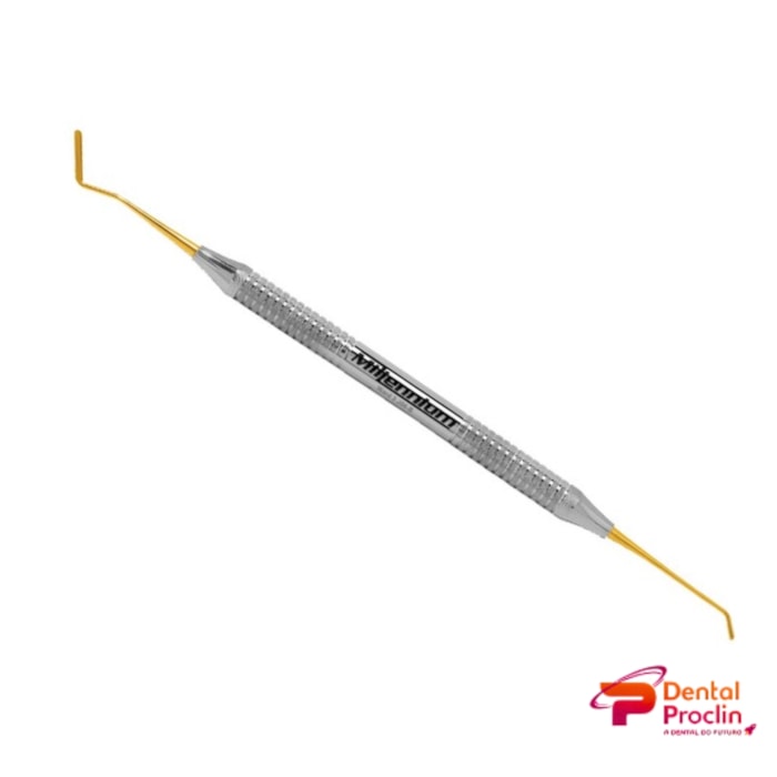 Espátula em Titânio com Calcador Ward Millennium - Golgran